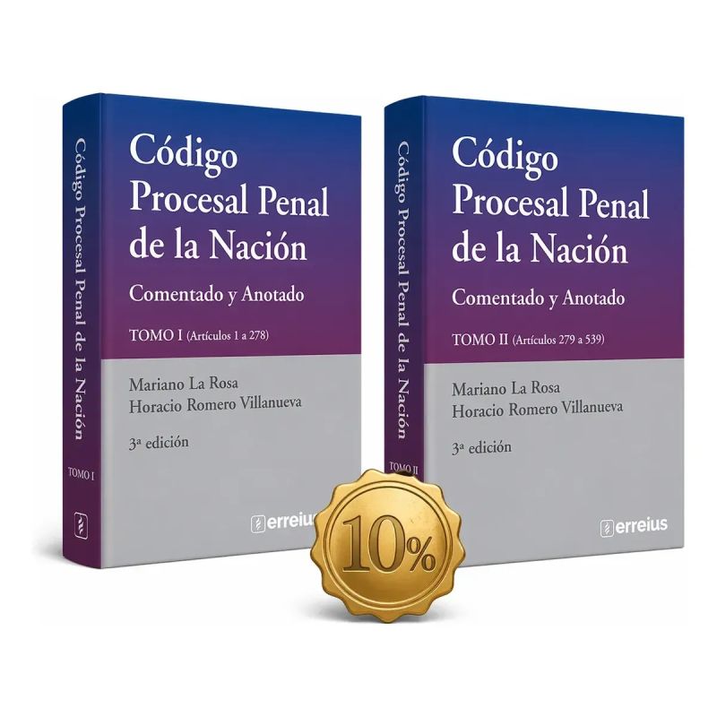 CODIGO PROCESAL PENAL DE LA NACION - 2 TOMOS - COMENTADO Y ANOTADO - 3/ED. (Nuevo)