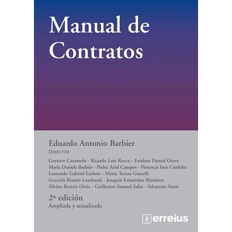 MANUAL DE CONTRATOS - 2/ED. (Nuevo)