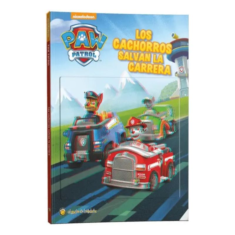 CACHORROS SALVAN LA CARRERA - VENTANAS MAGICAS (HOLOGRAMAS PAW PATROL) (Nuevo)