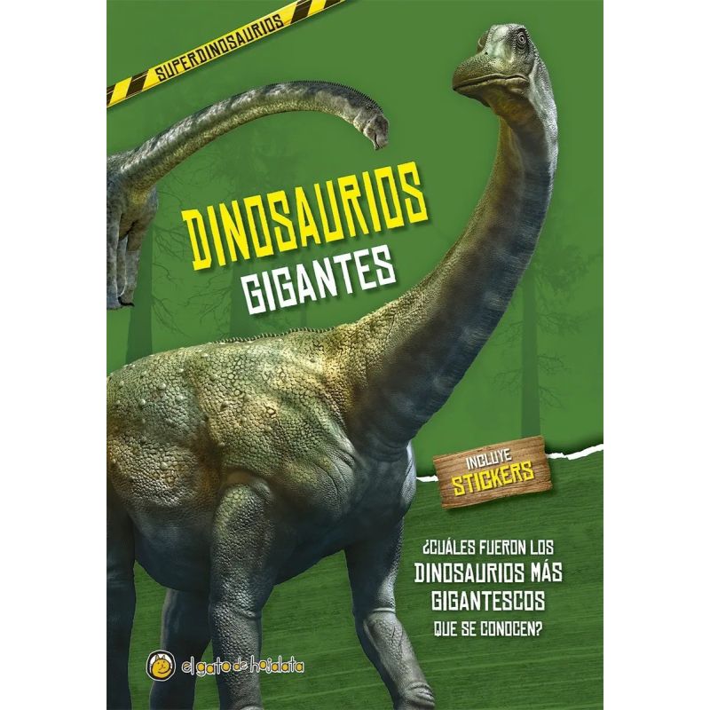 DINOSAURIOS GIGANTES - SUPERDINOSAURIOS - INCLUYE STICKERS (Nuevo)