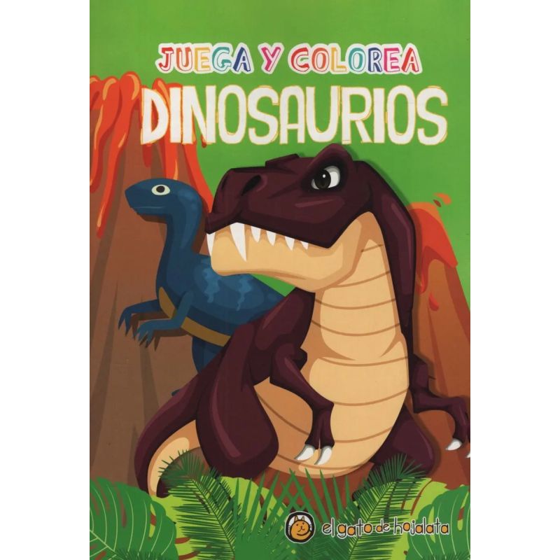 JUEGA Y COLOREA DINOSAURIOS (Nuevo)