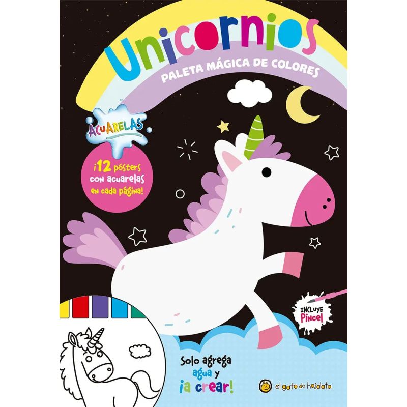 UNICORNIOS - PALETA MAGICA DE COLORES (Nuevo)