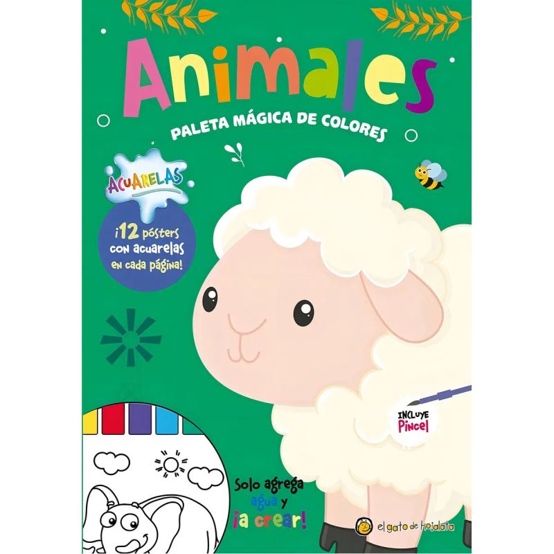 ANIMALES - PALETA MAGICA DE COLORES (Nuevo)