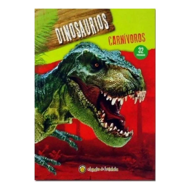 DINOSAURIOS CARNIVOROS - LEER, APRENDER, JUGAR Y COLOREAR (Nuevo)