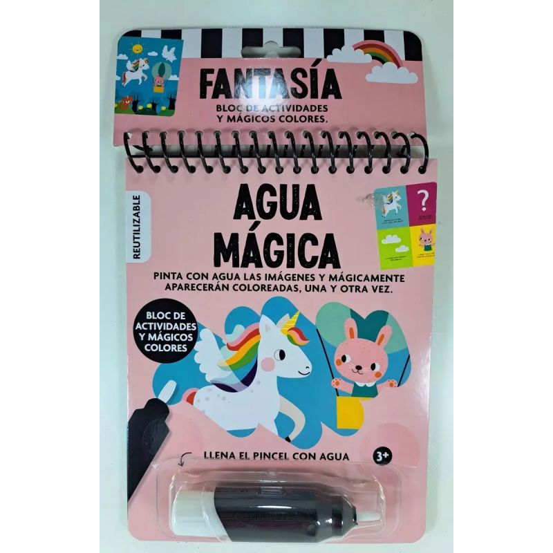 FANTASIA - AGUA MAGICA - BLOC DE ACTIVIDADES Y MAGICOS COLORES - CARTONE (Nuevo) - Miniatura 2