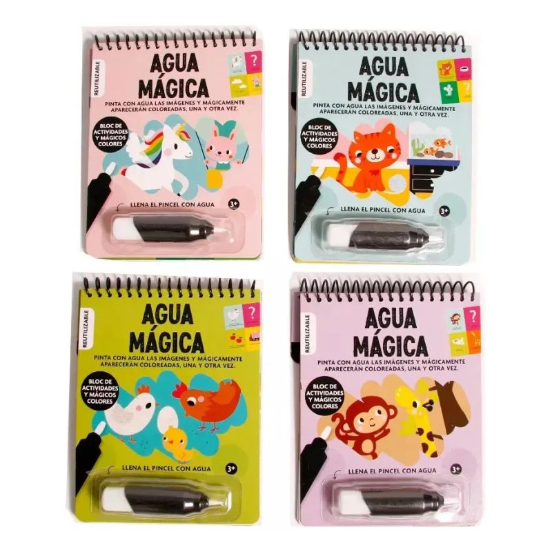 SELVA - AGUA MAGICA - BLOC DE ACTIVIDADES Y MAGICOS COLORES - CARTONE (Nuevo) - Miniatura 2
