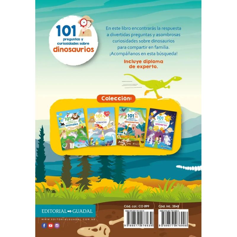 101 PREGUNTAS Y CURIOSIDADES SOBRE DINOSAURIOS (Nuevo) - Miniatura 2