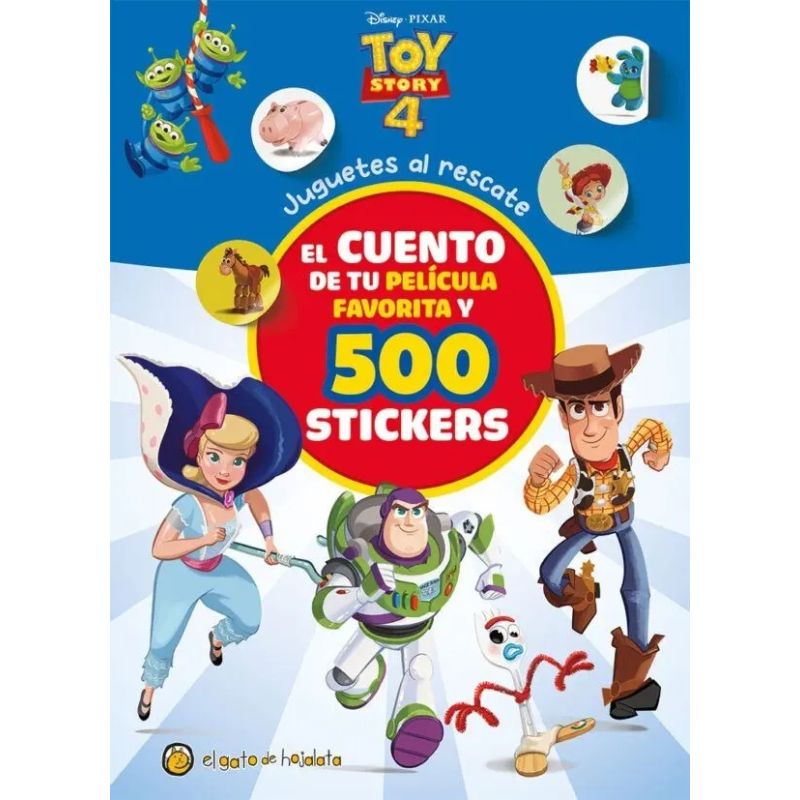 JUGUETES AL RESCATE (TOY STORY 4) - MUNDO DE STICKERS (Nuevo)