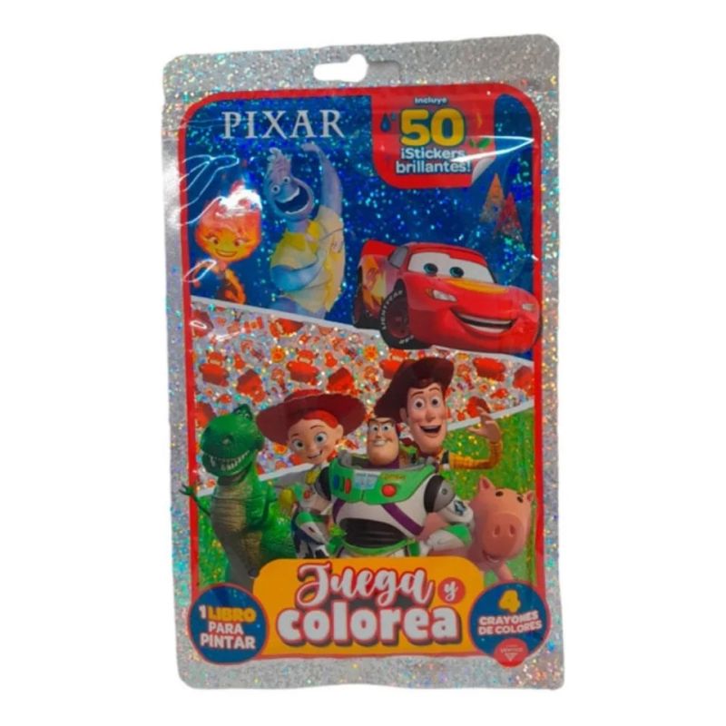 PIXAR - JUEGA Y COLOREA - FLOW PACK (Nuevo)