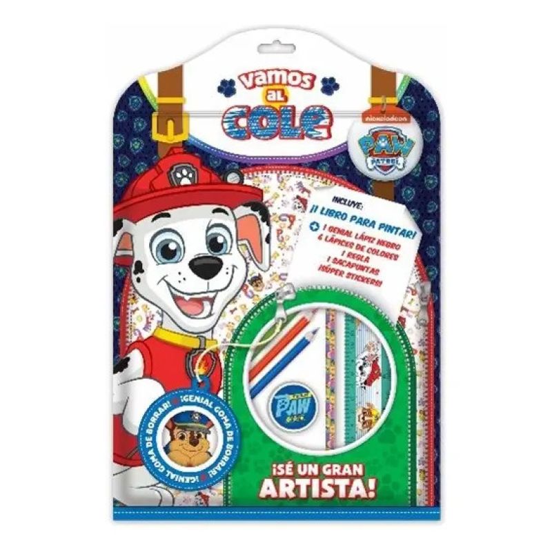 PAW PATROL - VAMOS AL COLE - SE UN GRAN ARTISTA (Nuevo)