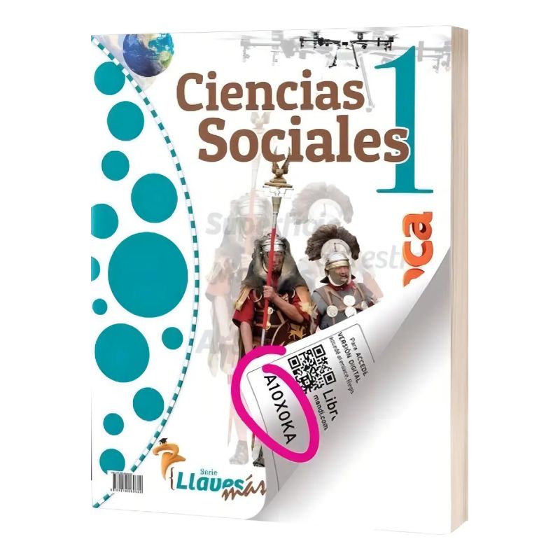 CIENCIAS SOCIALES 1 - EP 7 / ES 1 - SERIE LLAVES MAS + CODIGO VERSION DIGITAL (Nuevo)