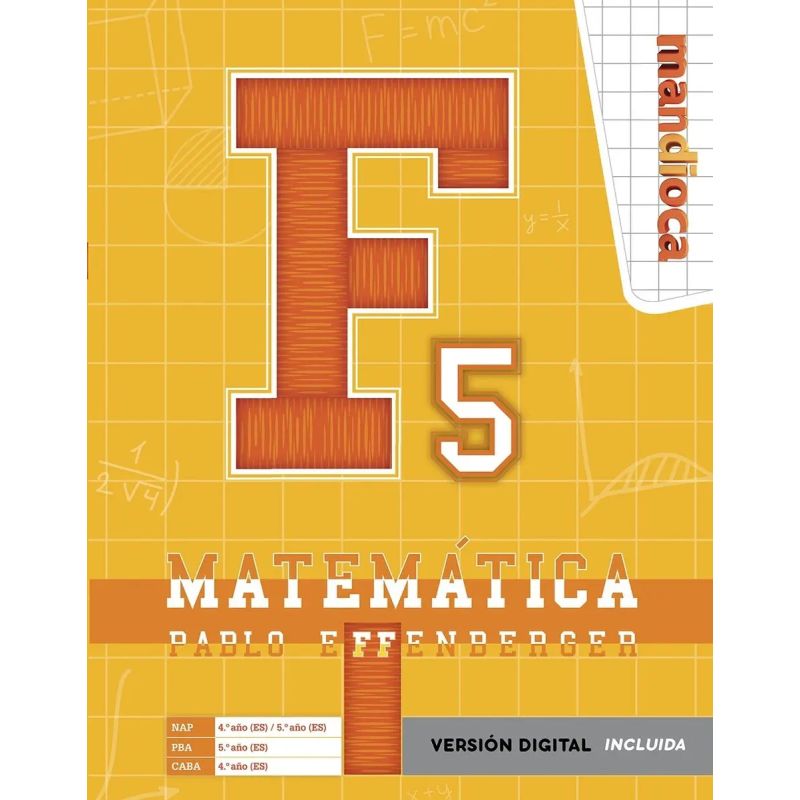 MATEMATICA F5 - ES 4º / ES 5º (Nuevo)