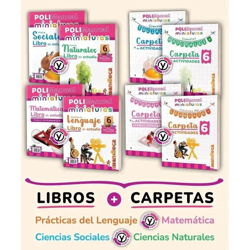 POLIMANUAL MINIATURAS 6 NACION - 4 TOMOS (Nuevo)