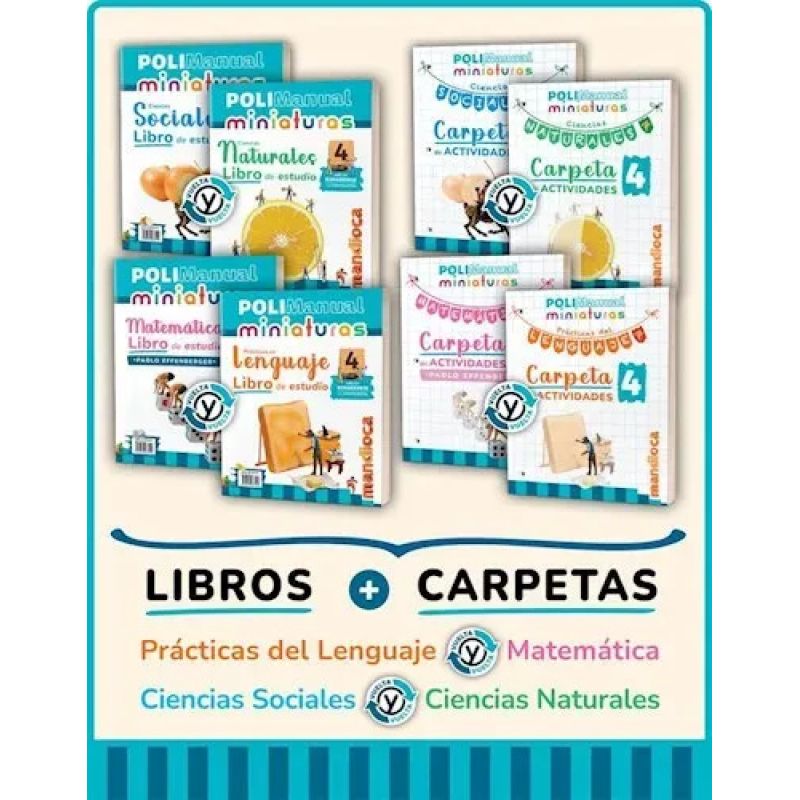 POLIMANUAL MINIATURAS 4 BONAERENSE - 4 TOMOS (Nuevo)
