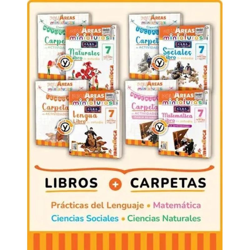 POLIAREAS MINIATURAS 7 CABA - 4 TOMOS (Nuevo)