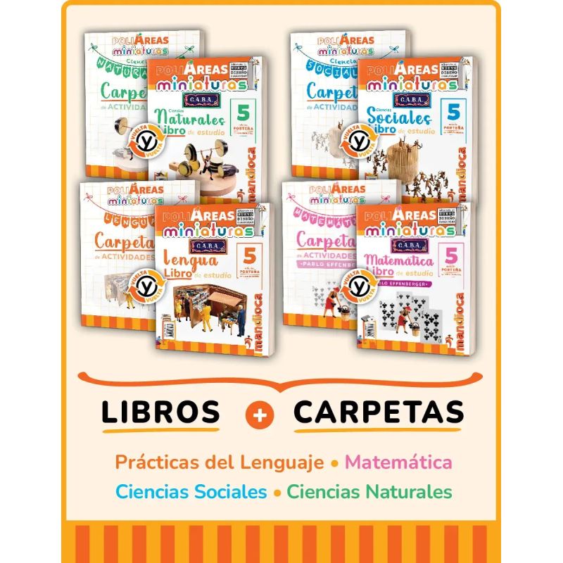 POLIAREAS MINIATURAS 5 CABA - 4 TOMOS (Nuevo)
