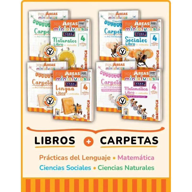 POLIAREAS MINIATURAS 4 CABA - 4 TOMOS (Nuevo)