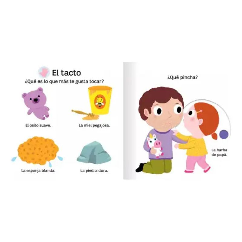 MI LIBRO DE LOS 5 SENTIDOS - PEQUEÑOS CURIOSOS (CARTONE) (Nuevo) - Miniatura 2