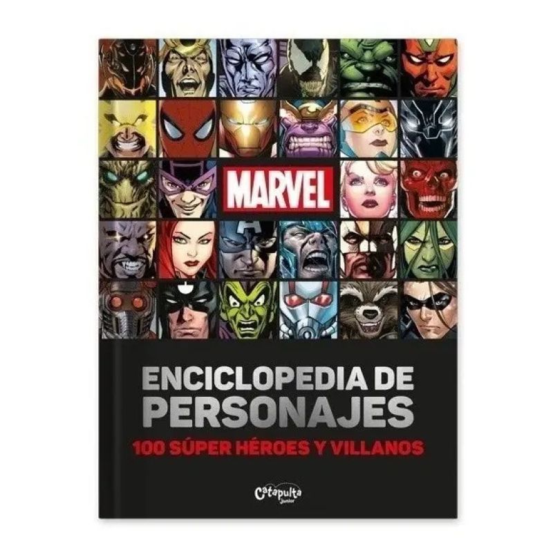 ENCICLOPEDIA DE PERSONAJES - 100 SUPER HEROES Y VILLANOS - MARVEL - TD (Nuevo)