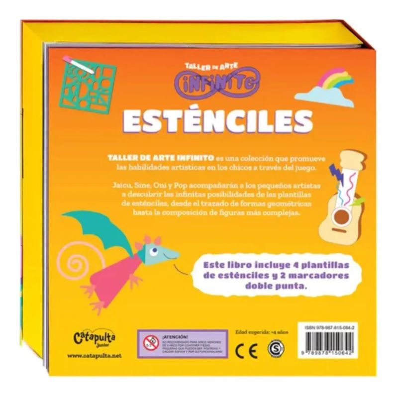 ESTENCILES - TALLER DE ARTE INFINITO (Nuevo) - Miniatura 5