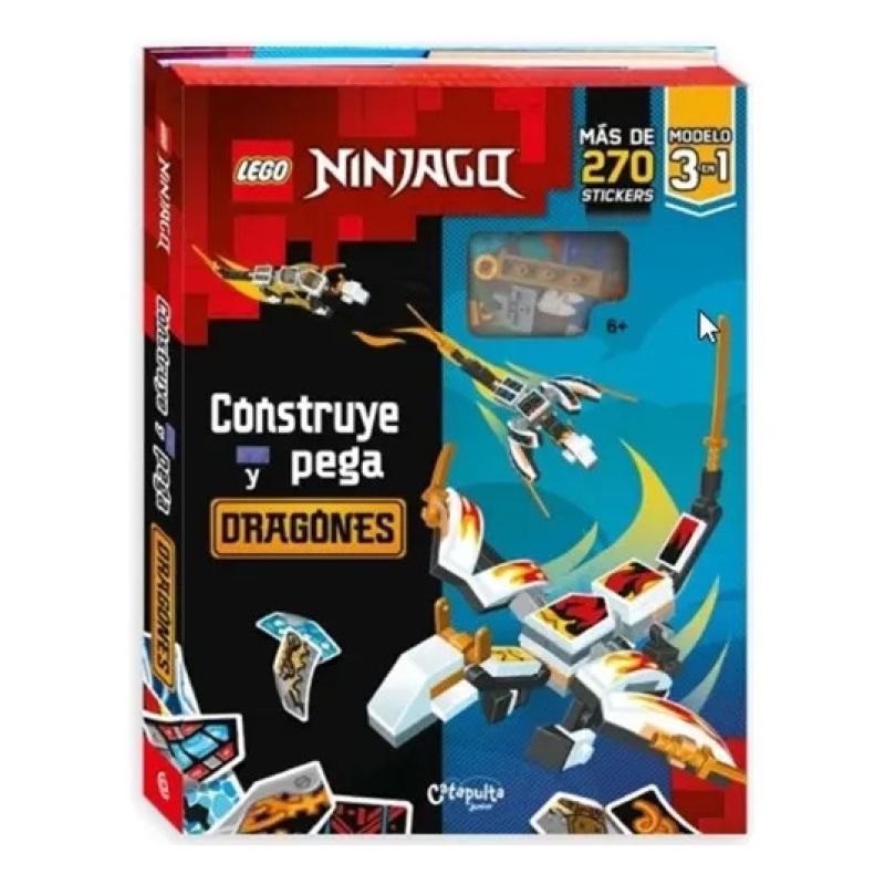 CONSTRUYE Y PEGA NINJAGO - LEGO (Nuevo)