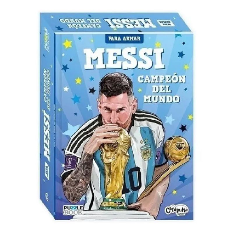 MESSI CAMPEON DEL MUNDO - PARA ARMAR - PUZZLE BOOK (Nuevo)