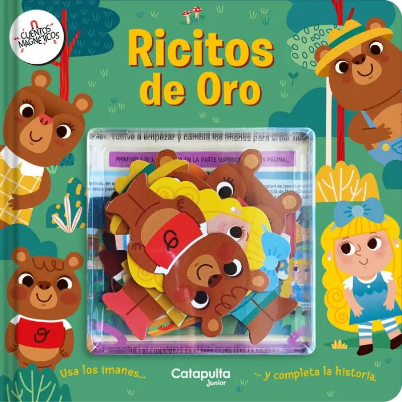RICITOS DE ORO - CUENTOS MAGNETICOS - CARTONE (Nuevo)