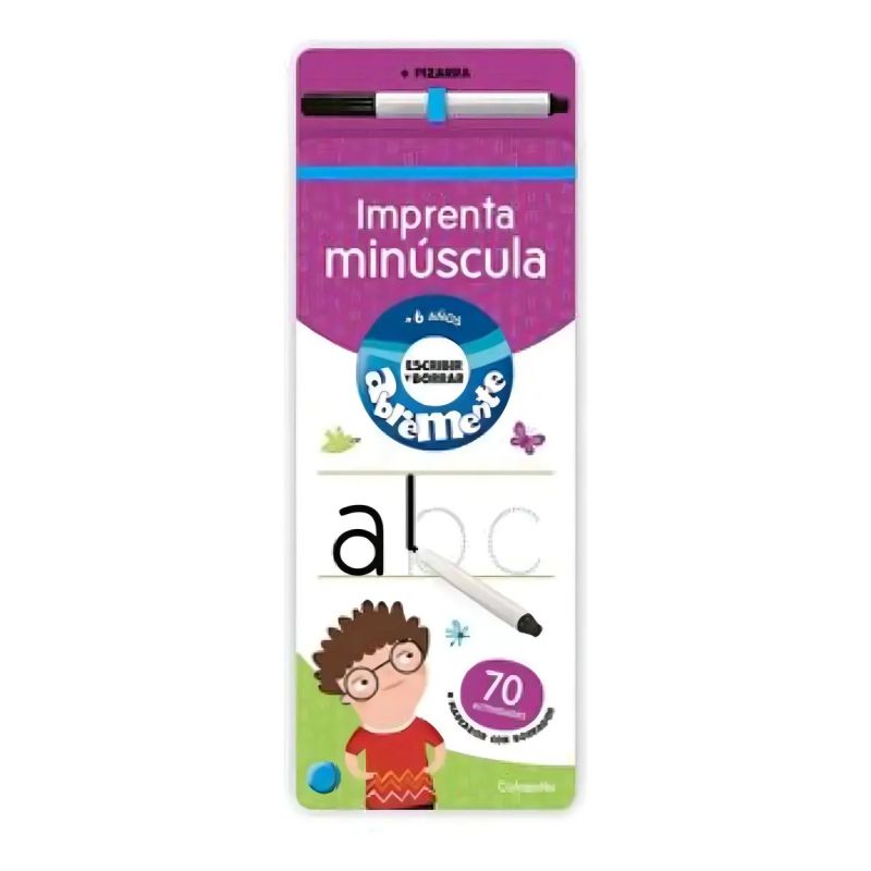 IMPRENTA MINUSCULA +6 - ABREMENTE ESCRIBIR Y BORRAR (Nuevo)