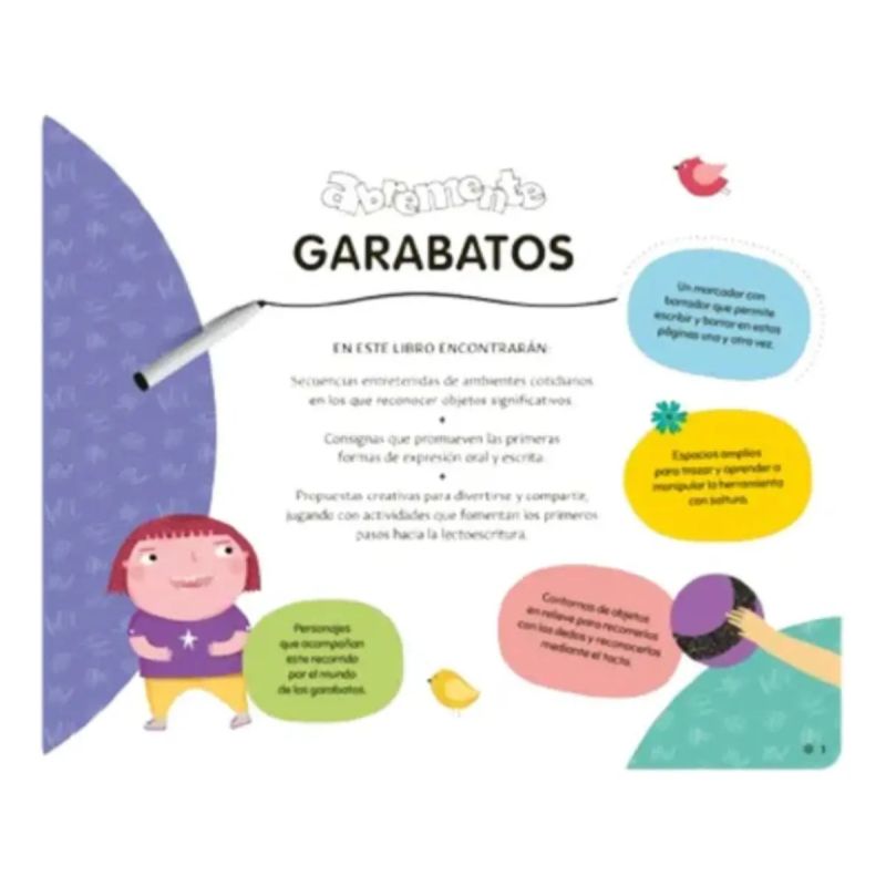GARABATOS +3 - ABREMENTE ESCRIBIR Y BORRAR (Nuevo) - Miniatura 2