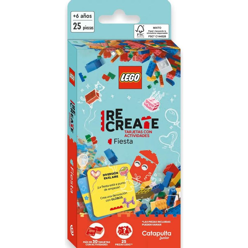 LEGO RECREATE TARJETAS CON ACTIVIDADES - FIESTA (Nuevo)