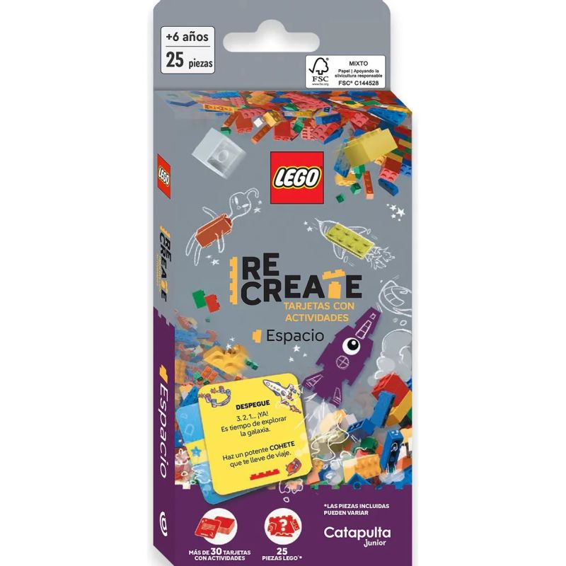LEGO RECREATE TARJETAS CON ACTIVIDADES - ESPACIO (Nuevo)