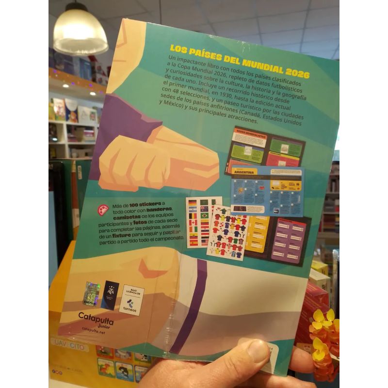 PAISES DEL MUNDIAL 2026, LOS - LIBRO + STICKERS (Nuevo) - Miniatura 2