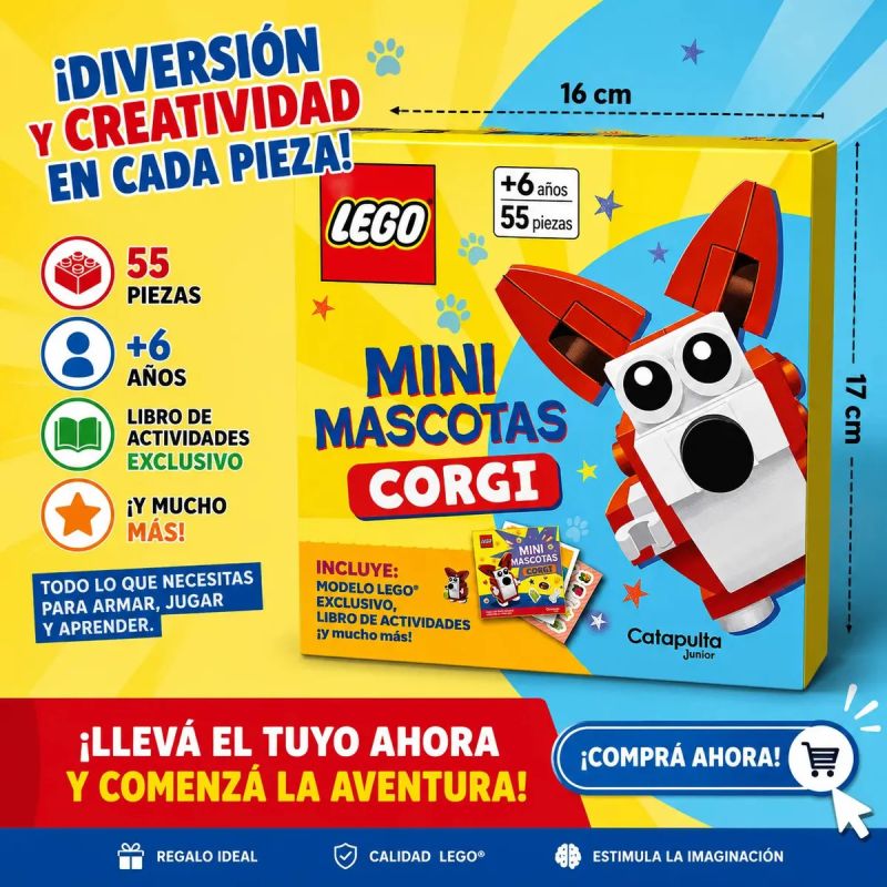 CORGI - LEGO MINI MASCOTAS (Nuevo)