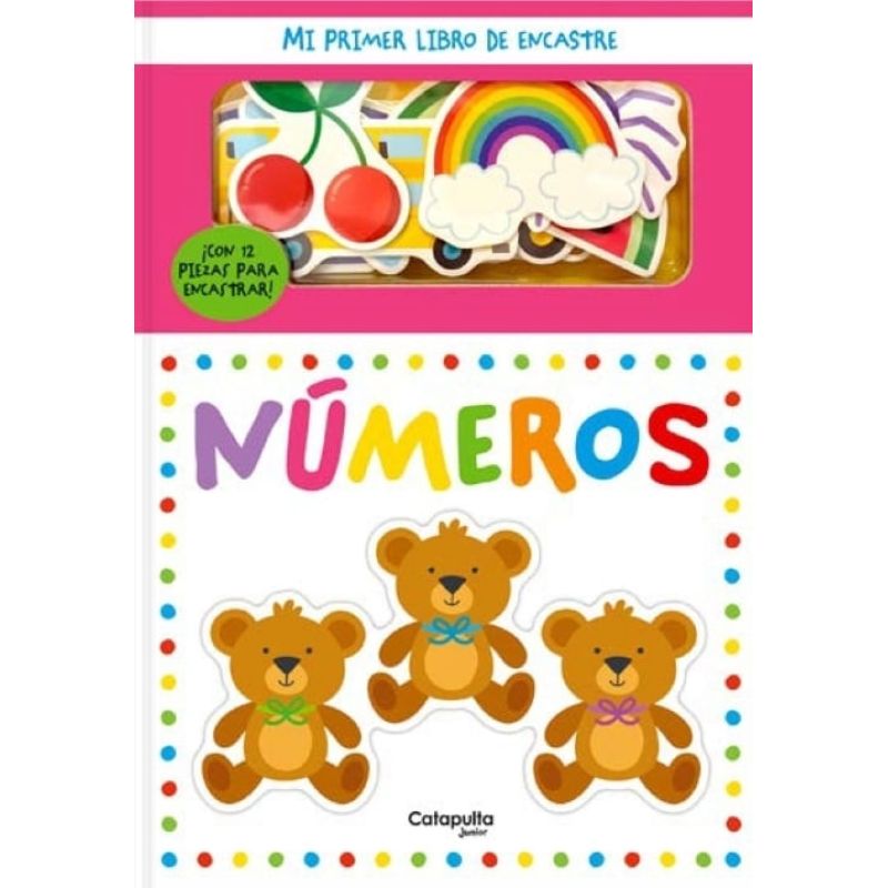 NUMEROS - MI PRIMER LIBRO DE ENCASTRE - CARTONE (Nuevo)