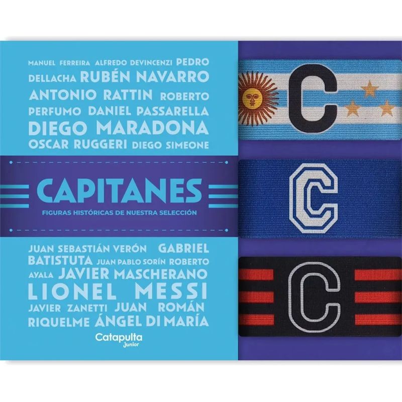 CAPITANES - FIGURAS HISTORICAS DE NUESTRA SELECCION - INCLUYE 3 CINTAS DE CAPITAN (Nuevo)