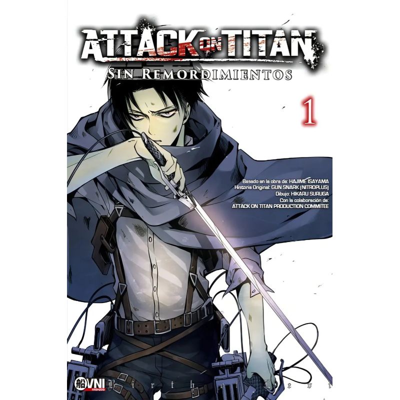 ATTACK ON TITAN - SIN REMORDIMIENTOS VOL. 1 (Nuevo)