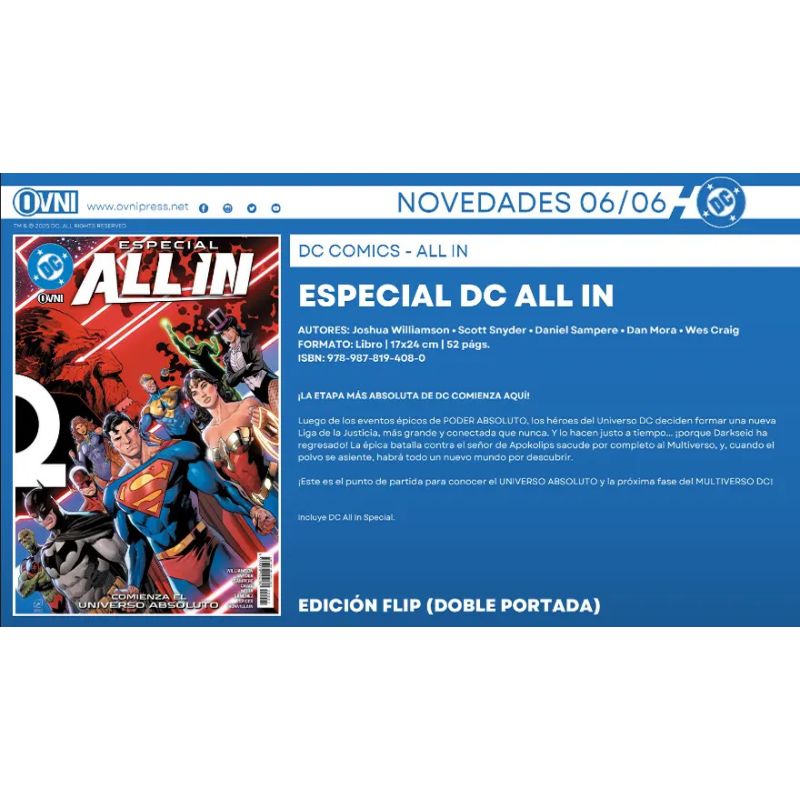 DC ESPECIAL DC: ALL IN (Nuevo) - Miniatura 2