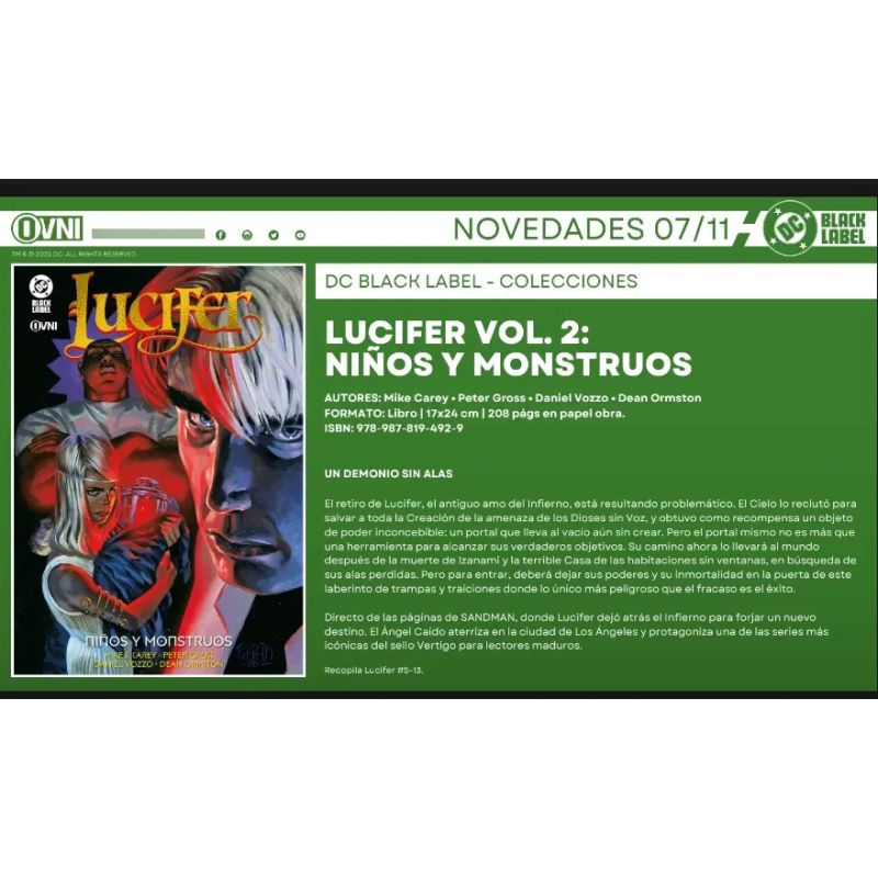 LUCIFER - NIÑOS Y MONSTRUOS (Nuevo) - Miniatura 2
