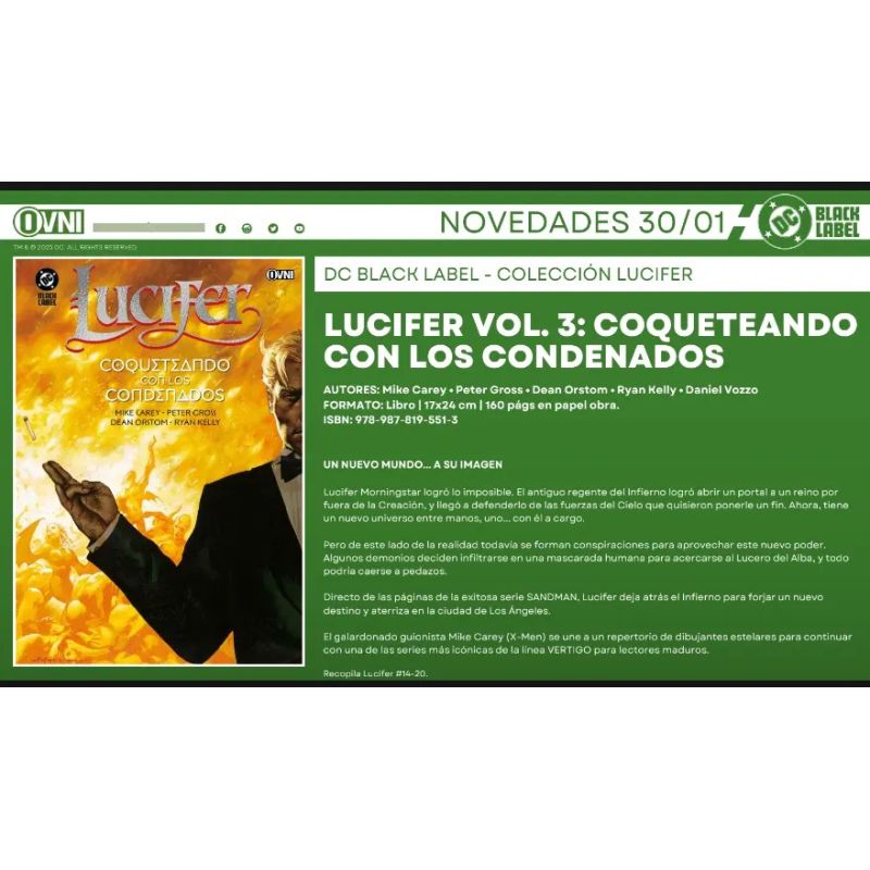 LUCIFER - COQUETEANDO CON LOS CONDENADOS 3 (Nuevo) - Miniatura 2