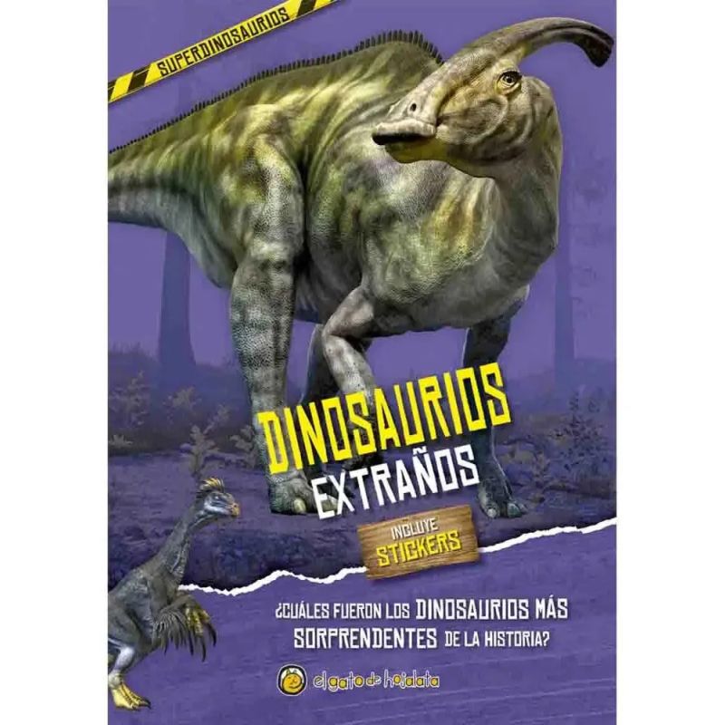 DINOSAURIOS EXTRAÑOS - SUPERDINOSAURIOS - INCLUYE STICKERS (Nuevo) - Miniatura 2