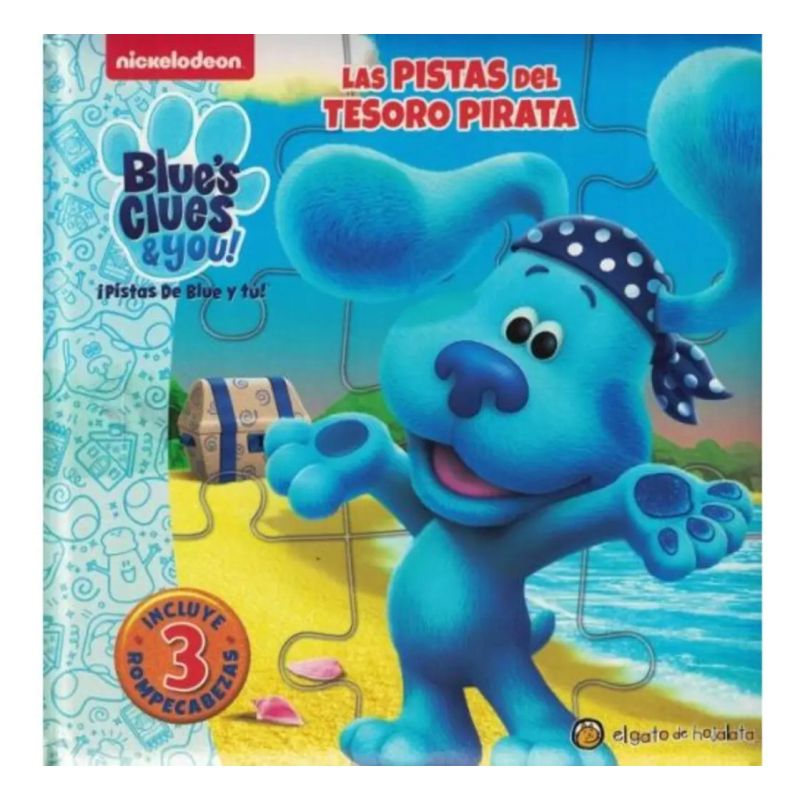 PISTAS DEL TESORO PIRATA, LAS - BLUE'S CLUES - HISTORIAS PARA ARMAR - CARTONE (Nuevo)