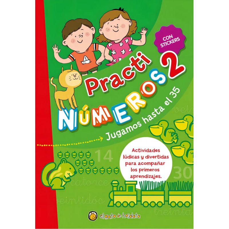 JUGAMOS HASTA EL 35 - PRACTI NUMEROS 2 - CON STICKERS (Nuevo)
