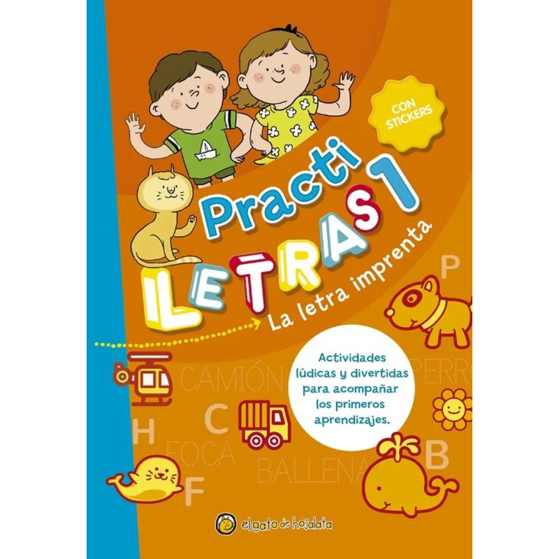 LETRA IMPRENTA, LA - PRACTI LETRAS 1 - CON STICKERS (Nuevo)