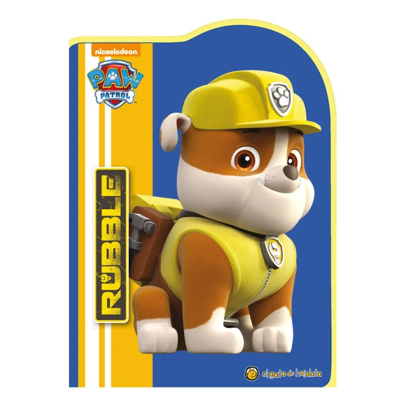 RUBBLE - QUERIDOS PERSONAJES - PAW PATROL - CARTONE (Nuevo)