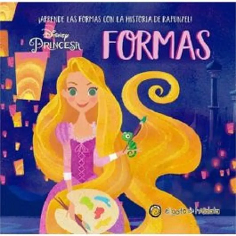 RAPUNZEL - FORMAS - PRINCESAS Y PALABRAS (MAYUSCULA CARTONE) (Nuevo)