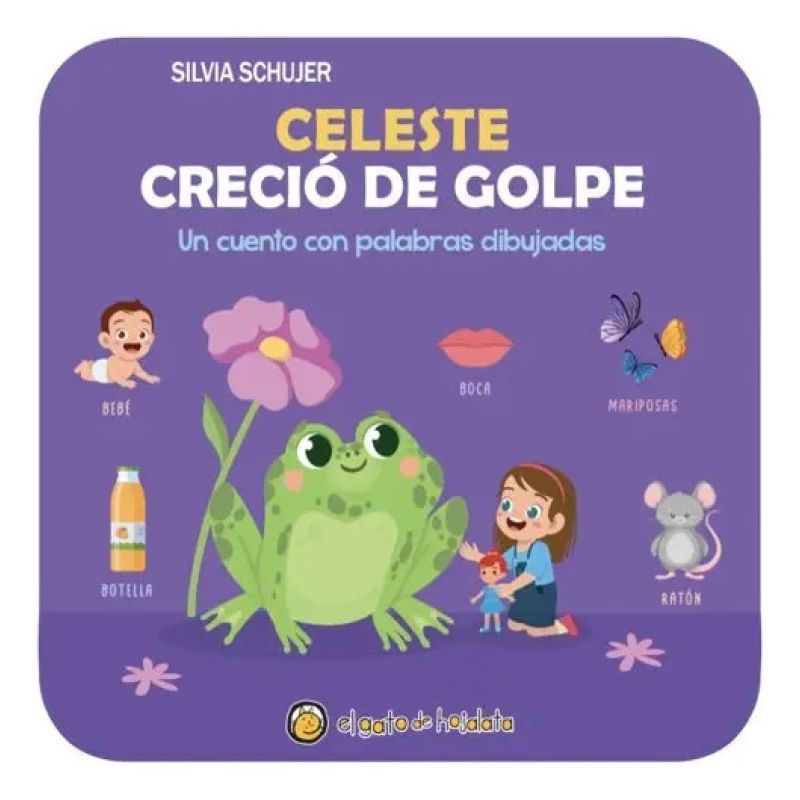 CELESTE CRECIO DE GOLPE - PALABRAS DIBUJADAS - MAYUSCULA (Nuevo)