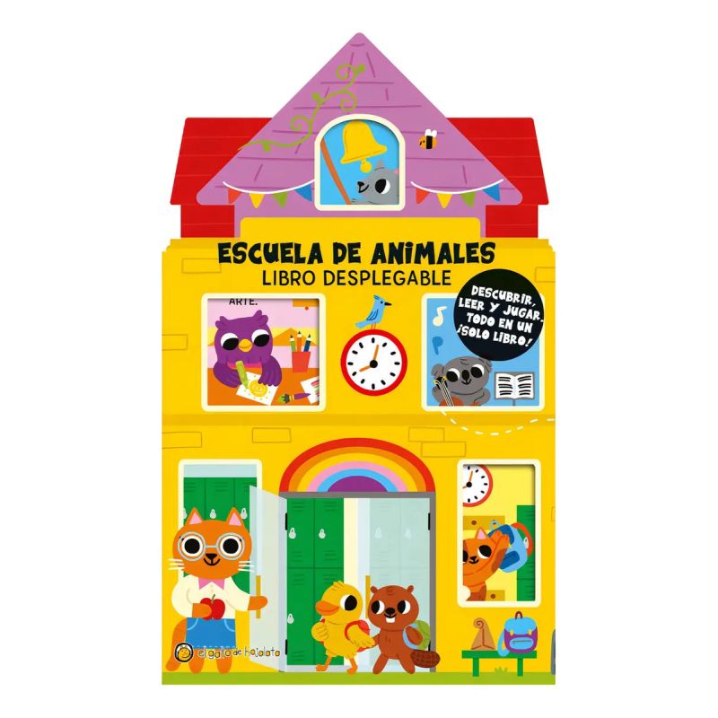 ESCUELA DE ANIMALES - CASITAS (LIBRO DESPLEGABLE) (Nuevo)