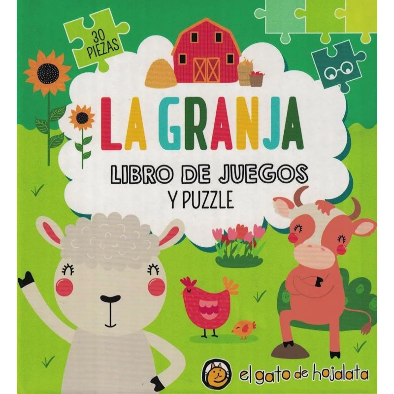 GRANJA - LEO Y JUEGO - LIBRO DE JUEGOS Y PUZZLE (Nuevo)