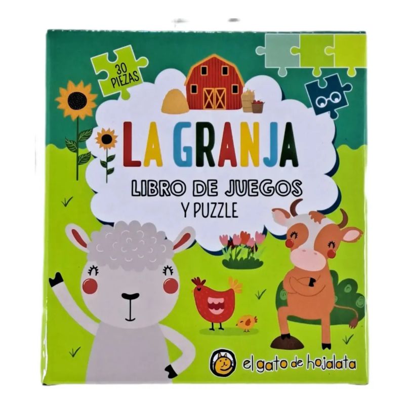GRANJA - LEO Y JUEGO - LIBRO DE JUEGOS Y PUZZLE (Nuevo) - Miniatura 2