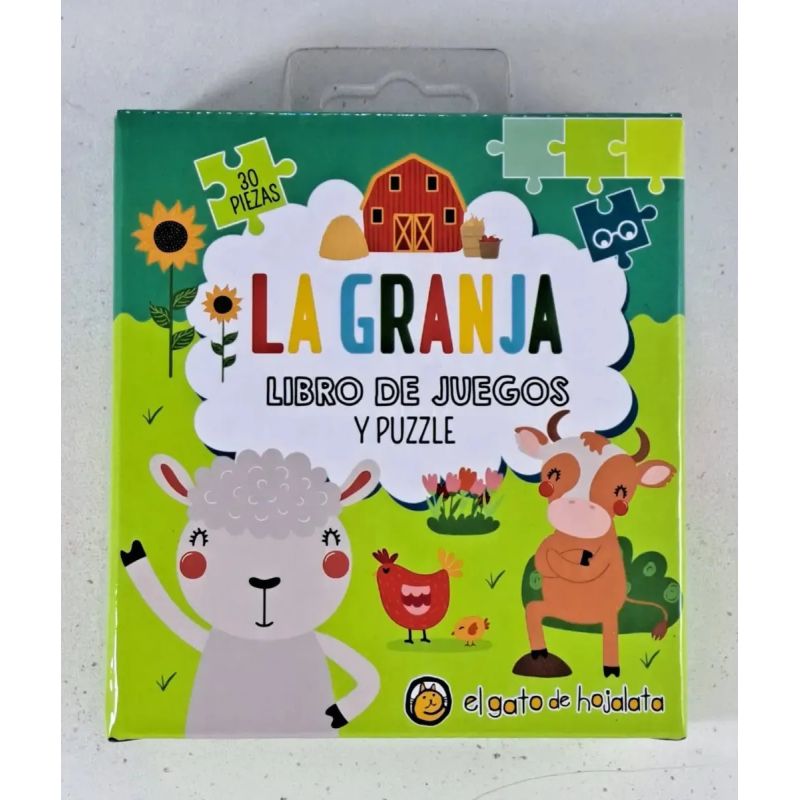 GRANJA - LEO Y JUEGO - LIBRO DE JUEGOS Y PUZZLE (Nuevo) - Miniatura 3